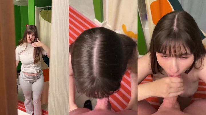 Bananapotato333 Gives Her BF a Sloppy BWC Blowjob