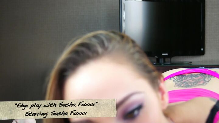 Sasha Foxxx Teases & Edges Him to the Brink with a Torturous Handjob