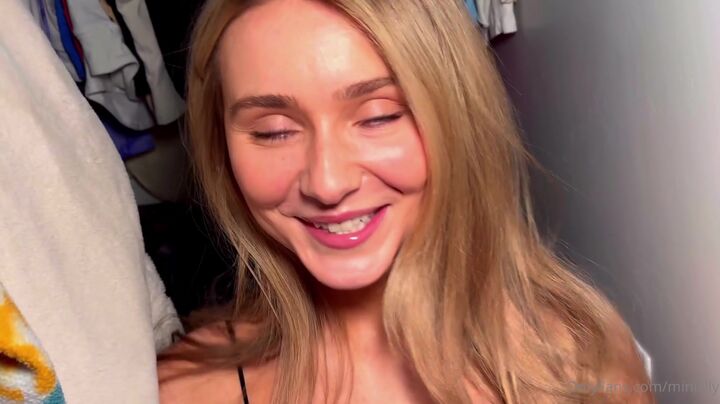 Mini Lilly Caught Fucking in the Closet