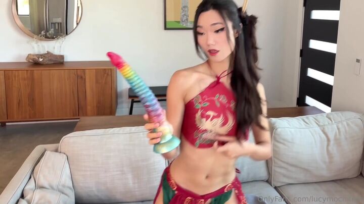 Lucy Mochi Gets Double-Penetrated by Tentacle Dildo
