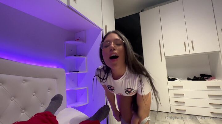 Esttermuniz Sloppy Blowjob Turns Into Wild Cock Riding